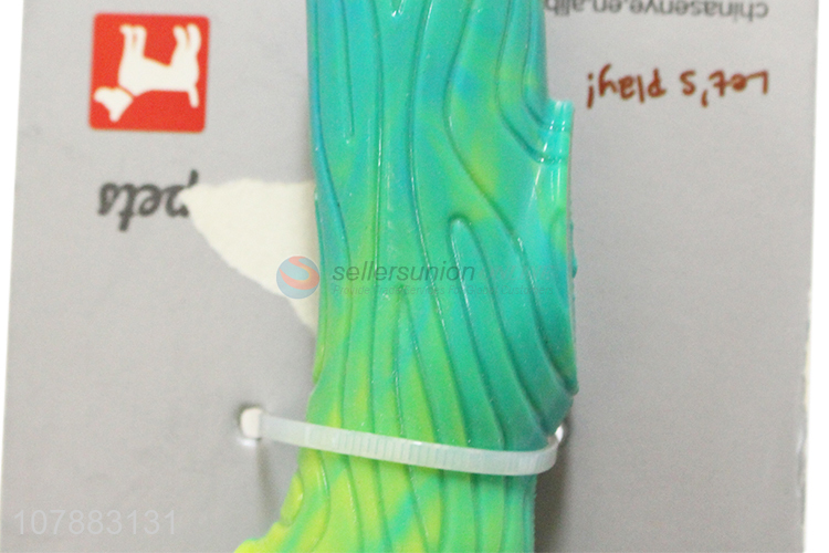 Delicate Design Colorful TPR Branch Pet Chew Molar Toy Dog Toy