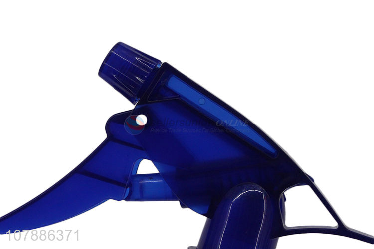 Hot selling royal blue plastic spray can translucent spray bottle