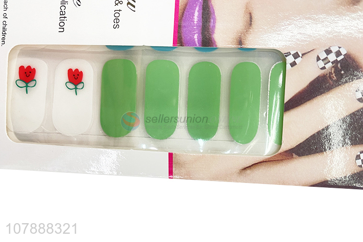 China factory spring and summer nail wraps stickers for girls