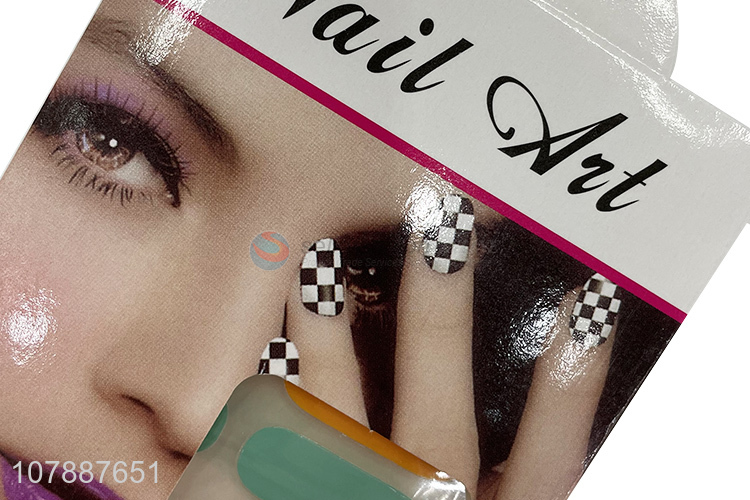 China products spring and summer nail polish strips nail decals