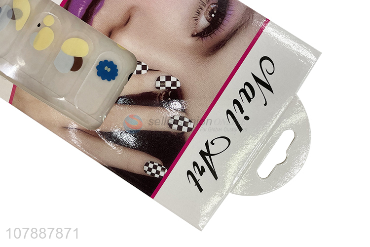 China manufacturer custom full cover nail art decals nail stickers