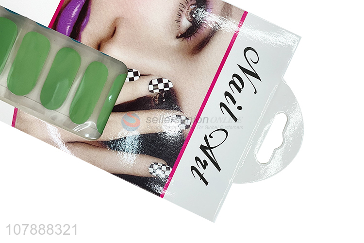China factory spring and summer nail wraps stickers for girls