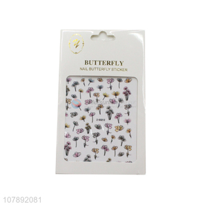 China sourcing decorative flower pattern nail art stickers