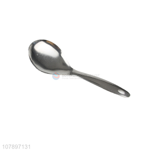 Hot sale silver stainless steel short handle eating spoon