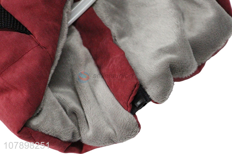 Wholesale solid color adjustable dog harness clothes dog winter jackets