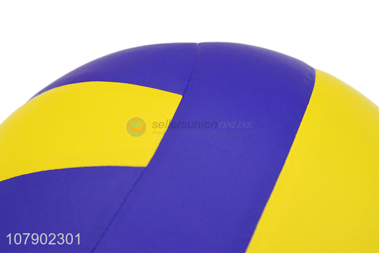 Onine wholesale excellent quality microfiber pu leather volleyball for excecise