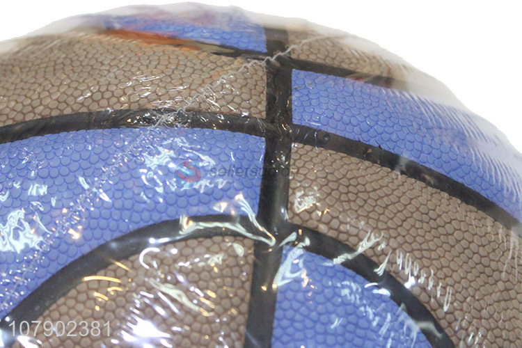 Online wholesale high-end fashion pu leather basketball for adults