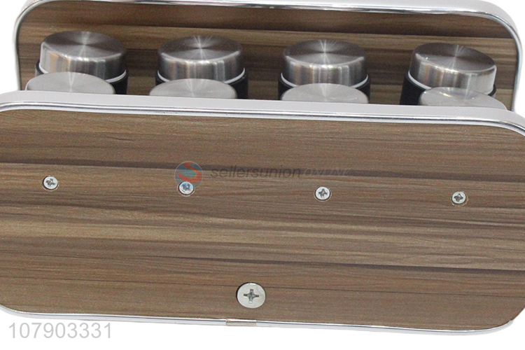 Hot sale stainless steel spice rack jar storage for kitchen