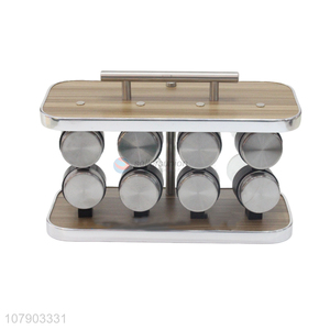 Hot sale stainless steel spice rack jar <em>storage</em> for kitchen