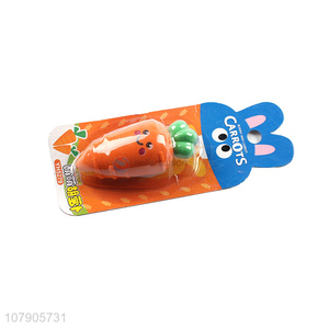 Promotional Cute Stationery Cartoon Carrot Eraser Pencil Eraser