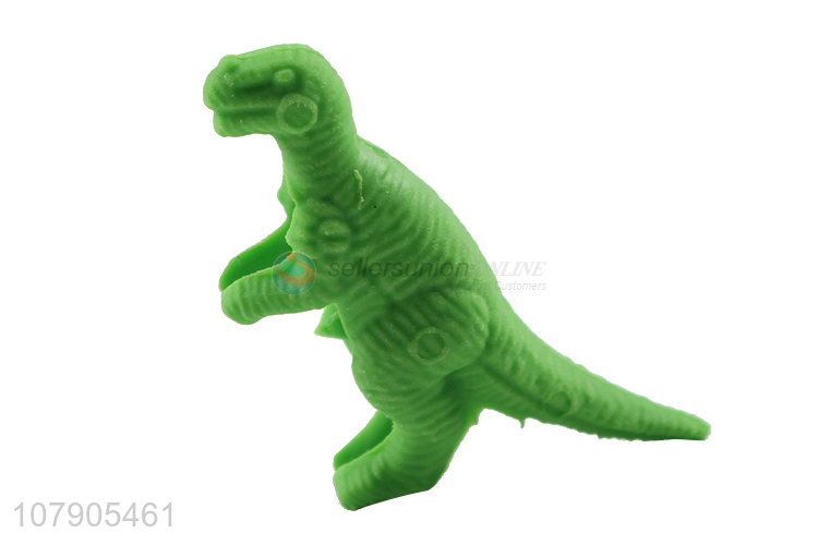 Best Sale 4 Pieces Simulation Dinosaur Shape Erasers For Kids