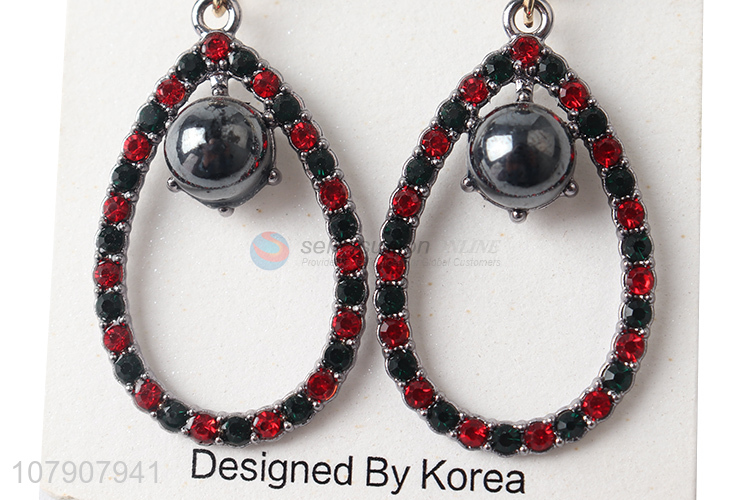 China factory water drop shape women jewelry decorative earrings