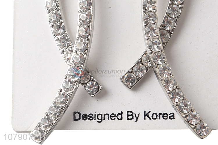 Top products durable bling women earrings jewelry accessories for sale