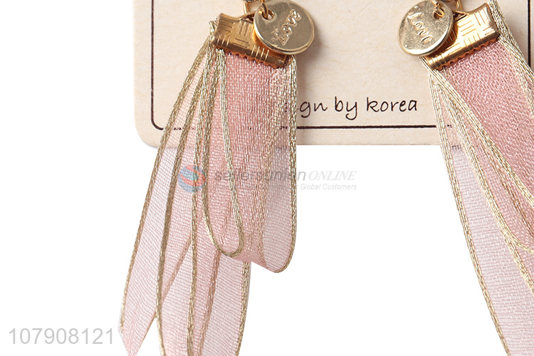 Cheap price delicate design women tassel earrings jewelry wholesale