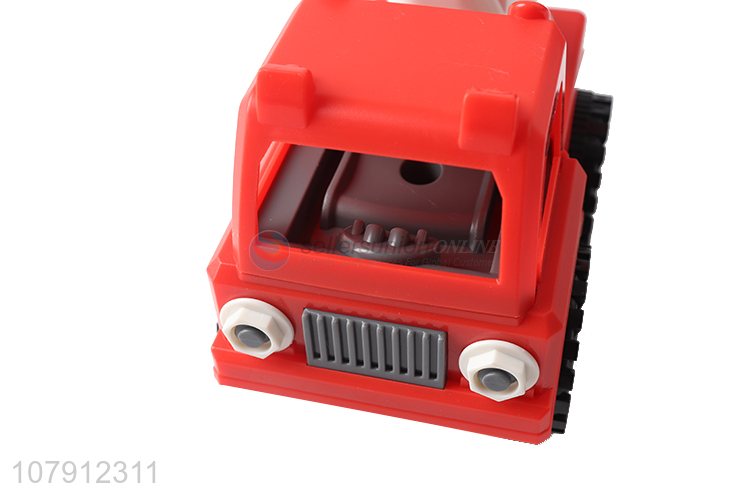 Factory supply plastic toy vechicle fire fighting truck toy for boys