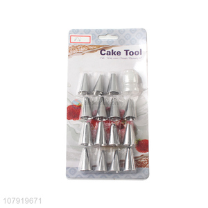 Wholesale Cake Decorating Tool Icing Nozzles With Converter Set