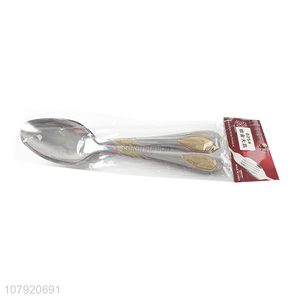 Promotional items safety stainless steel table spoon metal flatware cutlery