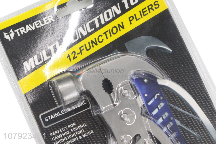 New product silver multi-purpose portable hammer folding knife