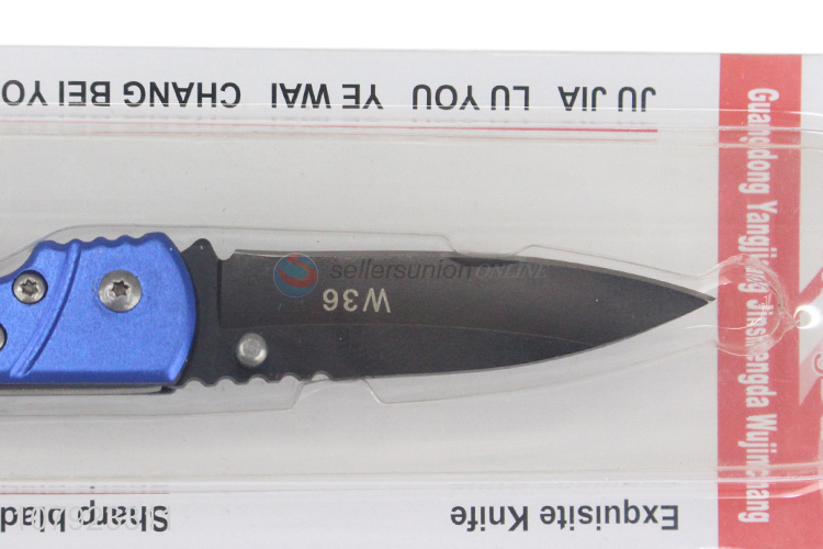 China Export Stainless Steel Portable Travel Folding Fruit Knife