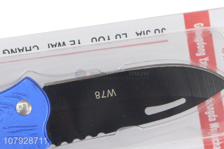 Good selling stainless steel blade portable outdoor pocket knife