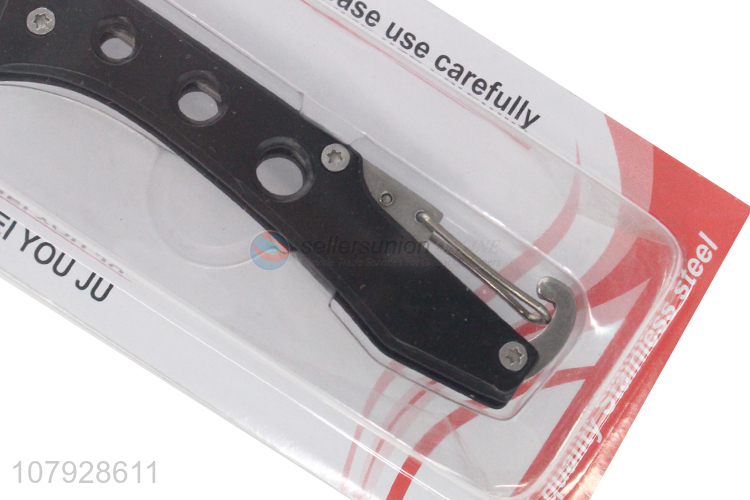 China wholesale portable stainless steel mini pocket knife for outdoor