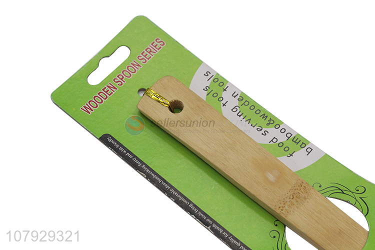 Hot selling long handle bamboo rice spoon household kitchenware