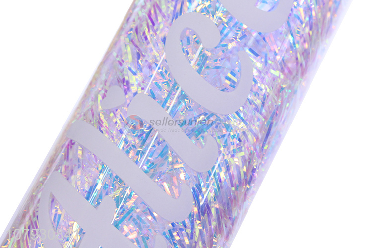 Online wholesale creative double-walled plastic water bottle with diamond shape lid