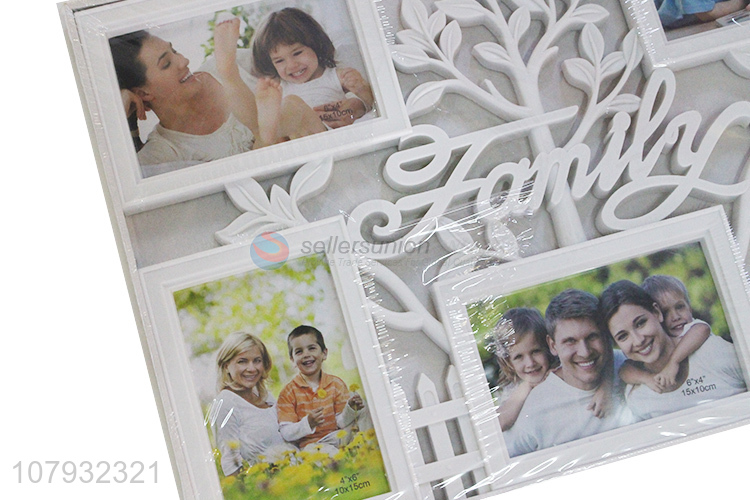 Top selling high quality plastic photo frame combination frame for household