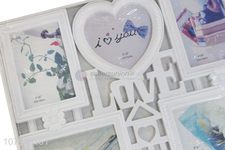 High quality family couple plastic photo picture frame for decoration