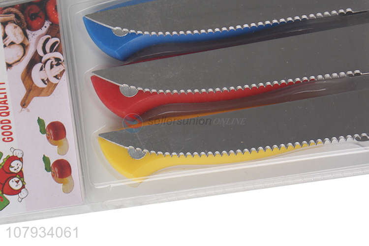 Good Quality Serrated Knife Fashion Fruit Knife Kitchen Knife Set