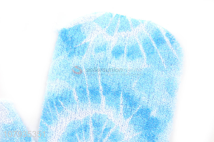 Yiwu wholesale soft daily use shower bath gloves for skin cleaning