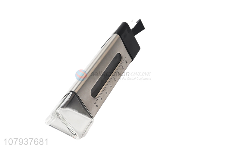 Recent product 200ml stainless steel oil soy sauce dispenser bottle with scale