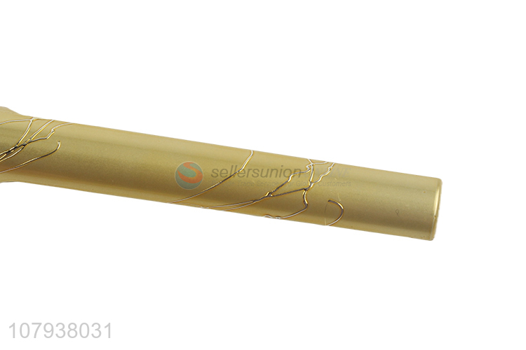 Hot sale golden engraved universal writing pen with ink sac