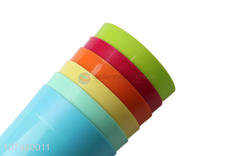 Hot Selling Colorful Water Cup Plastic Cup Cheap Tooth Mug