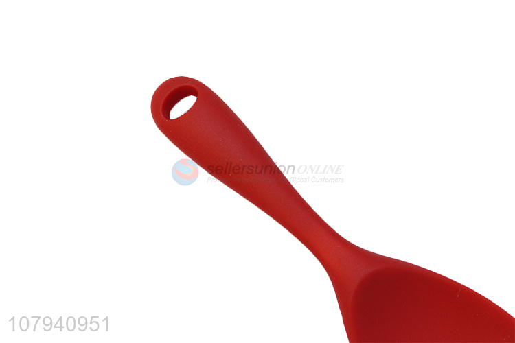 Good selling red eco-friendly silicone rice spoon for kitchen