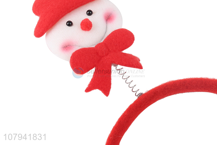 Promotional Christmas Decoration Snowman Hair Hoop Cute Head Band