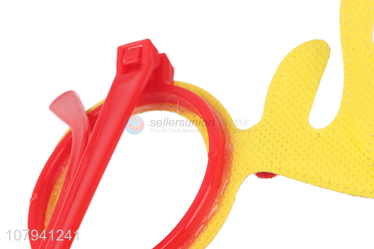 Cute Design Antlers Glasses Christmas Decorative Glasses