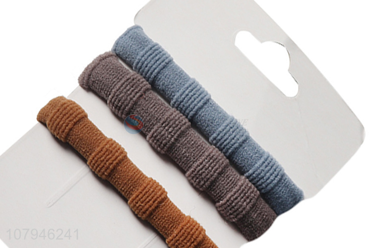 Factory direct sale multicolor temperament hair ring for ladies