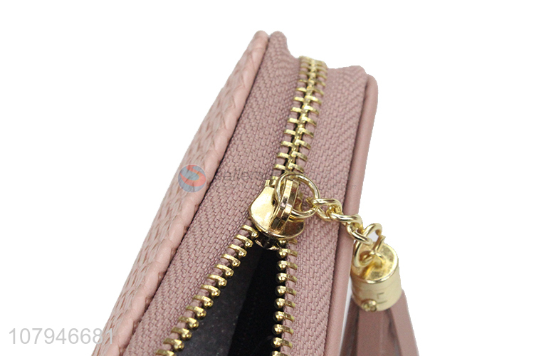 New products fashion handbags women long wallet with tassel