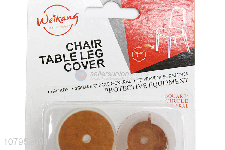 Popular 4 Pieces Non-Slip Pvc Chair Table Feet Cover Furniture Leg Protector