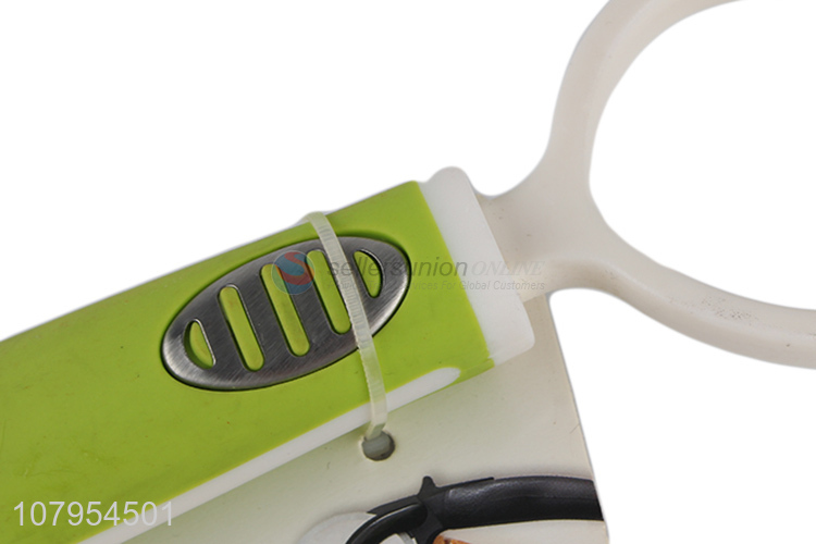 China manufacturer ceramic vegetable fruit peeler with plastic handle