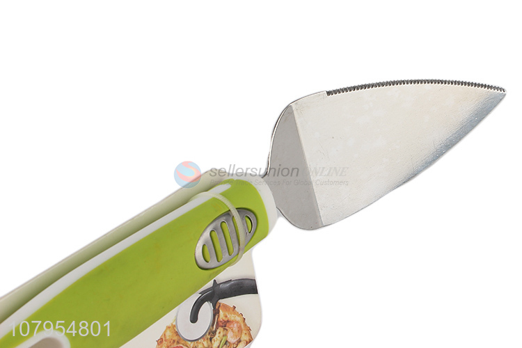 China imports stainless steel cake pizza shovel spatula pizza cutter