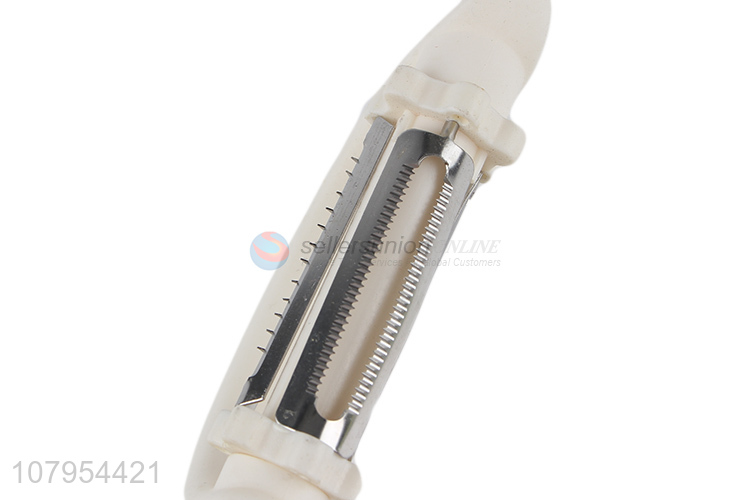 New arrival three-function stainless steel fruit and vegetable peeler