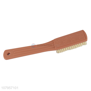 Good price orange universal shoe brush soft cleaning brush wholesale