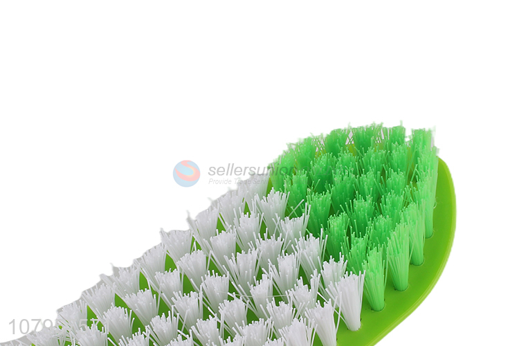 Lastest arrival green plastic laundry brush cleaning scrubbing brush