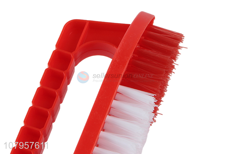 Popular products red laundry brush huniversal plastic cleaning brush