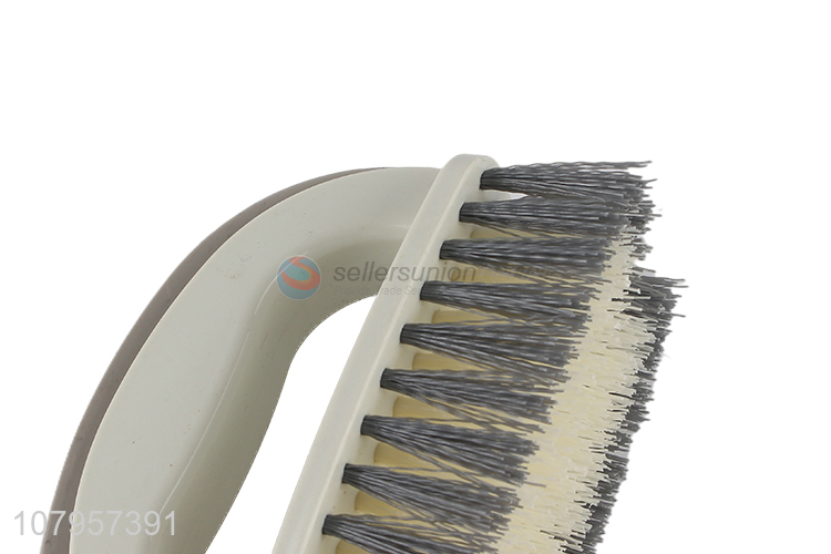 Hot sale grey plastic laundry brush universal scrubbing brush