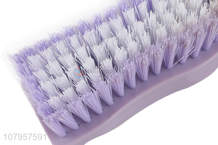 China factory purple plastic cleaning brush household laundry brush