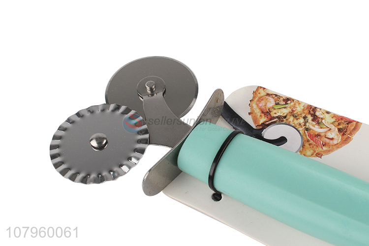 Unique Design Double-Headed Pizza Cutter Wheel Pizza Slicer