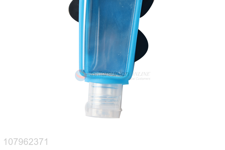 Custom logo kids hand sanitizer bottle with cartoon silicone case
